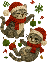 Load image into Gallery viewer, DTF Transfer – Yarn Cats Multi Sizes