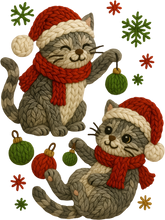 Load image into Gallery viewer, DTF Transfer – Yarn Cats Multi Sizes