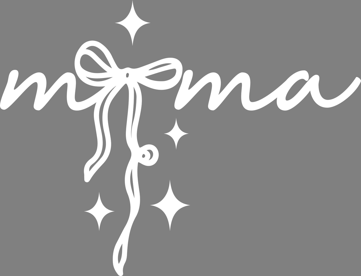 DTF Transfer – AJ Mama Script 11"W
