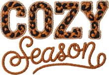 Load image into Gallery viewer, DTF Transfer –AM Cozy Season Multi Sizes