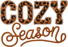 Load image into Gallery viewer, DTF Transfer –AM Cozy Season Multi Sizes