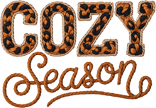 Load image into Gallery viewer, DTF Transfer –AM Cozy Season Multi Sizes