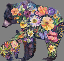 Load image into Gallery viewer, DTF Transfer – Floral Bear Head Multi Sizes (AN-BR003)