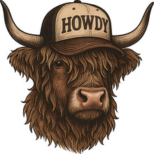 Load image into Gallery viewer, DTF Transfer – AN Howdy Cow Multi Sizes
