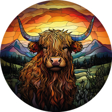 Load image into Gallery viewer, DTF Transfer – AT Glass Cow Multi Sizes