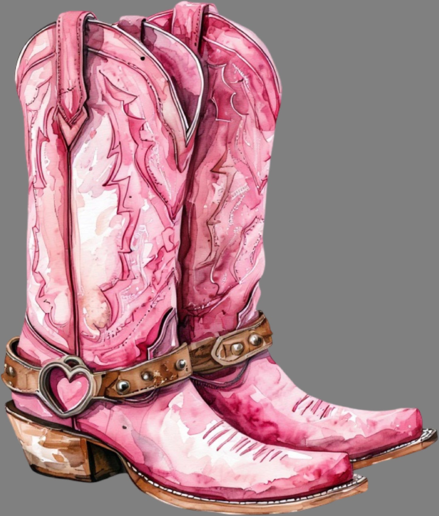 DTF Transfer – Watercolor Boots Multi Sizes (CO-AC001)