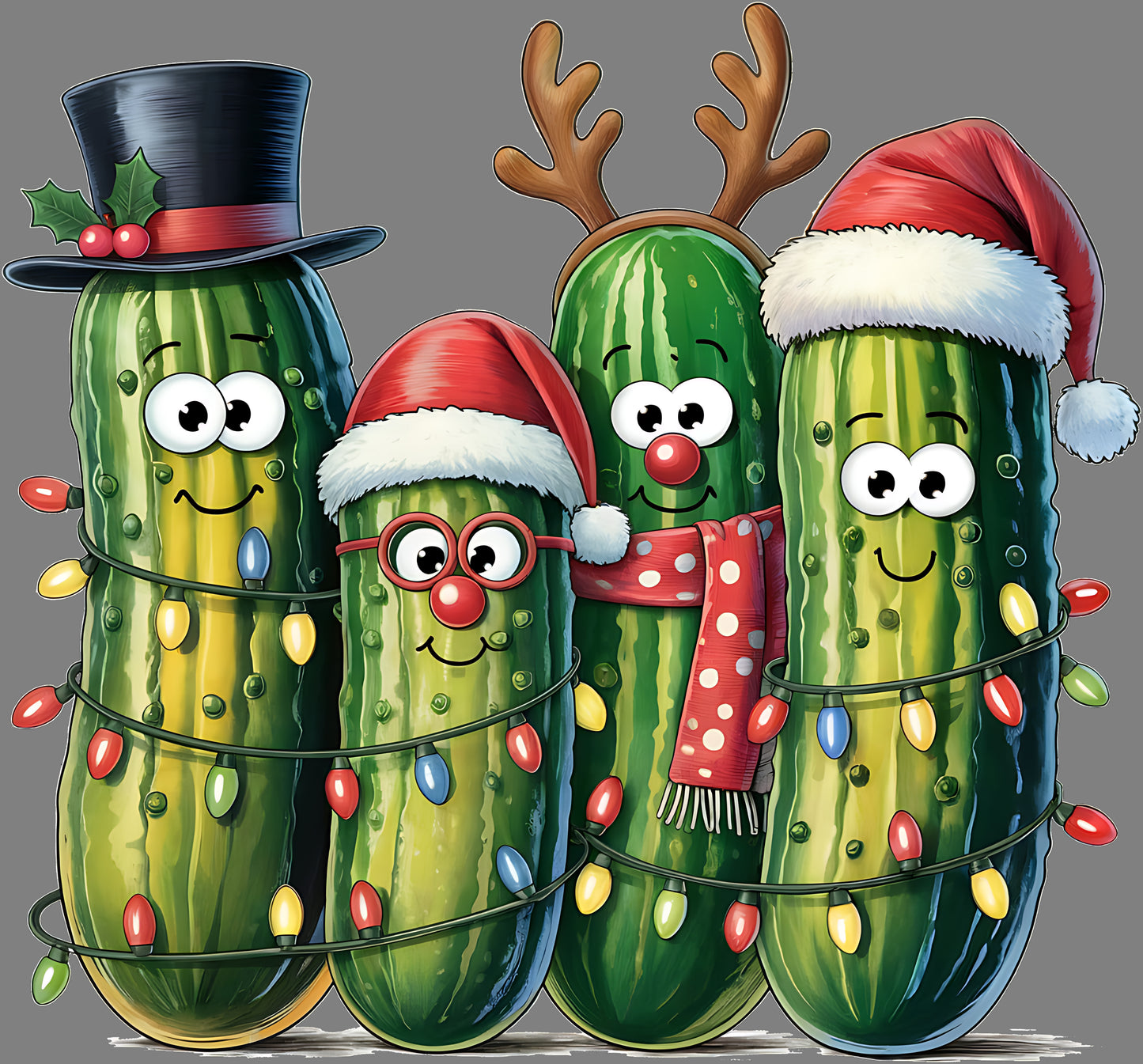 DTF Transfer – AX Pickle Xmas Multi Sizes