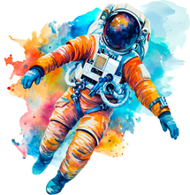 Load image into Gallery viewer, DTF Transfer – BB Astronaut Multi Sizes