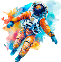 Load image into Gallery viewer, DTF Transfer – BB Astronaut Multi Sizes