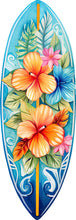 Load image into Gallery viewer, DTF Transfer –Tropical Surfboard Multi Sizes (BE-AC001)