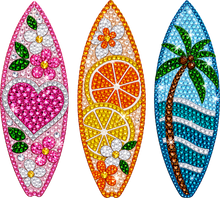 Load image into Gallery viewer, DTF Transfer – Surfboard Gem Multi Sizes (BE-AC002)
