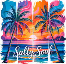 Load image into Gallery viewer, DTF Transfer – Salty Soul Multi Sizes (BE-SC004)