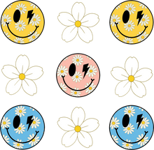 Load image into Gallery viewer, DTF Transfer – BK Faces with Flowers Multi Sizes