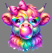 Load image into Gallery viewer, DTF Transfer – CB Iridescent Cow Multi Sizes