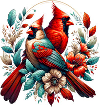 Load image into Gallery viewer, DTF Transfer – CE Cardinals Flowers Multi Sizes