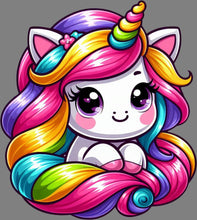 Load image into Gallery viewer, DTF Transfer – CJ Unicorn Multi Sizes