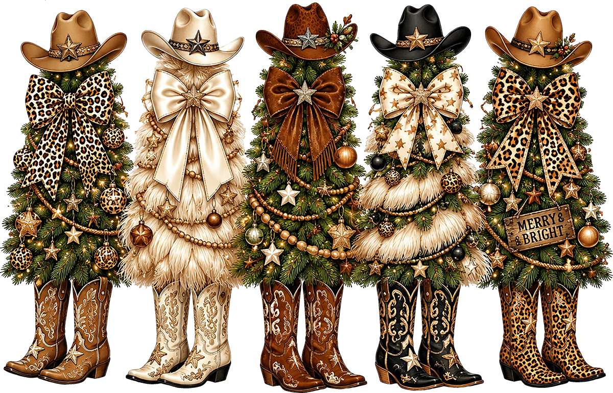 DTF Transfer - Country Trees Boots (CM-TR007)