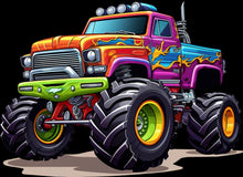 Load image into Gallery viewer, DTF Transfer – CQ Monster Truck Multi Sizes