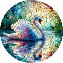 Load image into Gallery viewer, DTF Transfer – CT Glass Swan Multi Sizes
