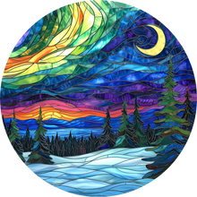 Load image into Gallery viewer, DTF Transfer – CT Glass Winter Scene Multi Sizes