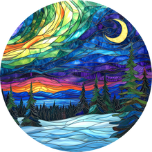 Load image into Gallery viewer, DTF Transfer – CT Glass Winter Scene Multi Sizes