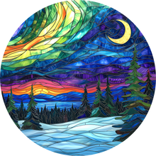 Load image into Gallery viewer, DTF Transfer – CT Glass Winter Scene Multi Sizes