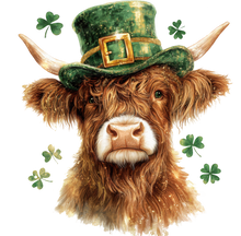Load image into Gallery viewer, DTF Transfer – CZ St Patricks Cow Multi Sizes