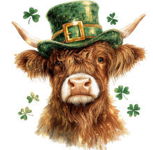 Load image into Gallery viewer, DTF Transfer – CZ St Patricks Cow Multi Sizes