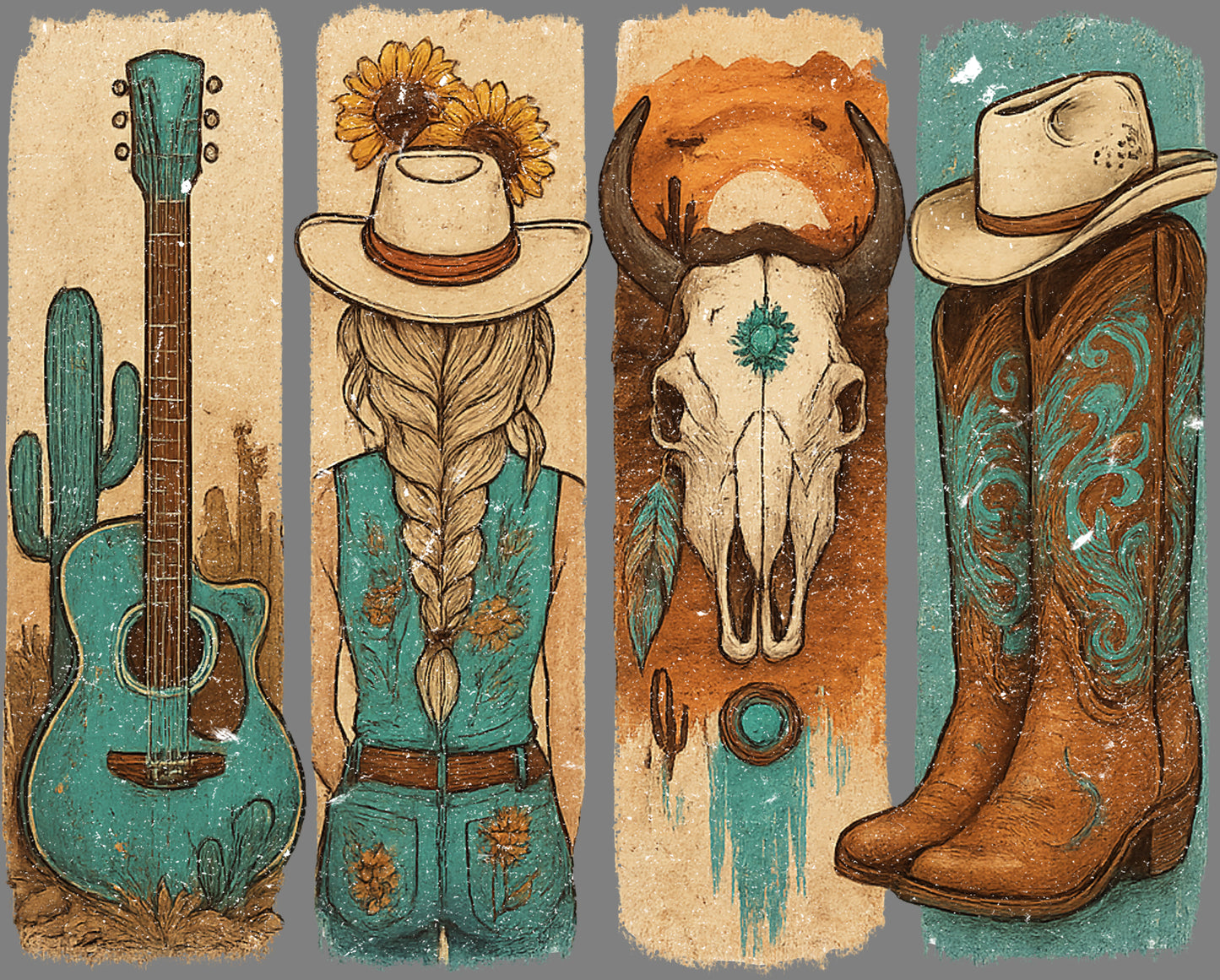 DTF Transfer – Country Scene Multi Sizes (CO-SC003)