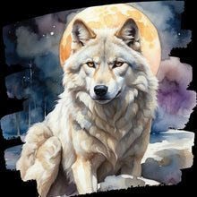 Load image into Gallery viewer, DTF Transfer – Wolf Moon Multi Sizes (AN-WL003)