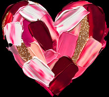 Load image into Gallery viewer, DTF Transfer – Paint Heart Multi Sizes (HR-PT002)