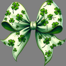 Load image into Gallery viewer, DTF Transfer – DV St Patricks Day Bow Multi Sizes