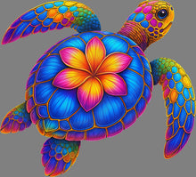 Load image into Gallery viewer, DTF Transfer – DX Tropical Turtle Multi Sizes