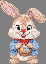 Load image into Gallery viewer, DTF Transfer – EF Easter Yarn Bunny Multi Sizes