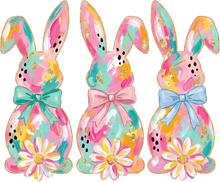 Load image into Gallery viewer, DTF Transfer – EG Bunnies Paint Multi Sizes