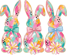 Load image into Gallery viewer, DTF Transfer – EG Bunnies Paint Multi Sizes