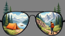 Load image into Gallery viewer, DTF Transfer – Camping Sunglasses Multi Sizes (CA-SC004)