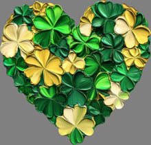Load image into Gallery viewer, DTF Transfer – FF Paint Clover Heart Multi Sizes