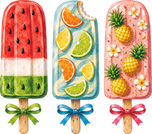 Load image into Gallery viewer, DTF Transfer – Summer Popsicle Multi Sizes (FO-PS003)