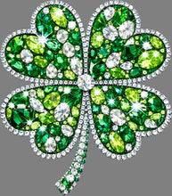 Load image into Gallery viewer, DTF Transfer – FR Gem Clover Multi Sizes