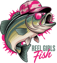 Load image into Gallery viewer, DTF Transfer – FT Reel Girls Fish Multi Sizes