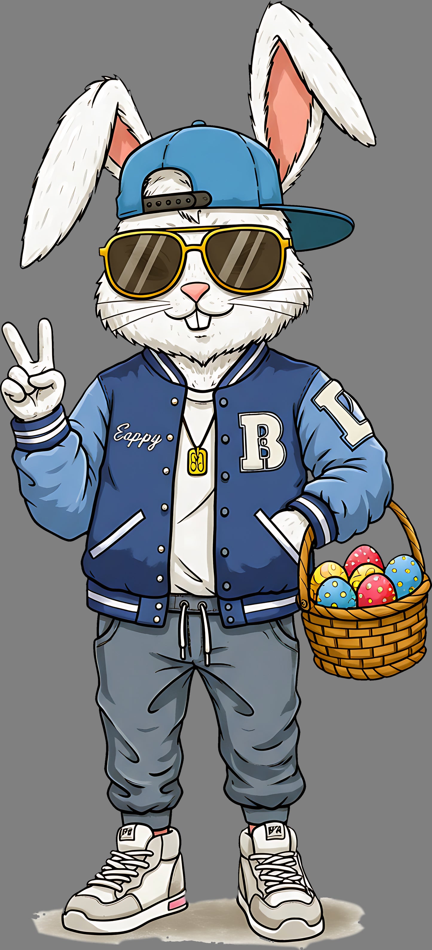 DTF Transfer – FX Cool Bunny Multi Sizes