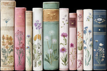 Load image into Gallery viewer, DTF Transfer – Floral Books Multi Sizes (RD-BK001)