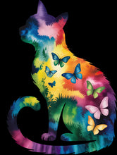 Load image into Gallery viewer, DTF Transfer – GJ Cat Butterfly Multi Sizes