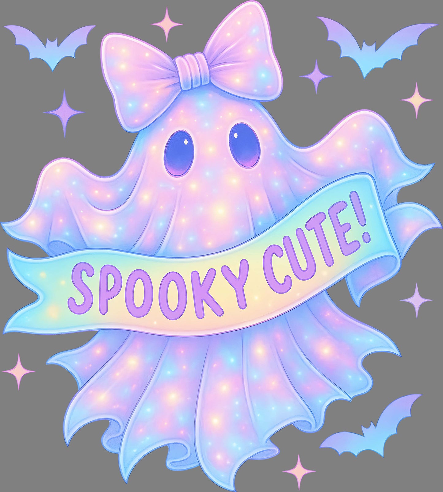 DTF Transfer – Ghost Spooky Cute Multi Sizes (HA-GH012)