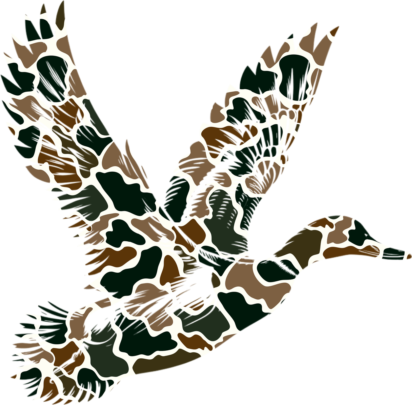 DTF Transfer – HI Camo Duck Multi Sizes