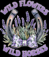 Load image into Gallery viewer, DTF Transfer – HN Wild Flowers Horse Multi Sizes
