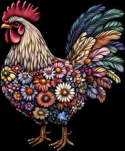 Load image into Gallery viewer, DTF Transfer – FLower Chicken Multi Sizes (AN-CH004)