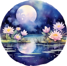 Load image into Gallery viewer, DTF Transfer – Moon Lily pad Multi Sizes (MN-SC002)