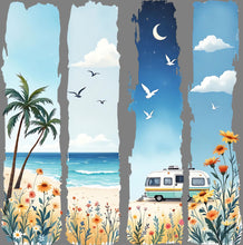 Load image into Gallery viewer, DTF Transfer – HR Beach Scene Multi Sizes